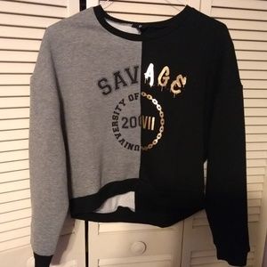 Cropped Sweater Guess Medium Savage